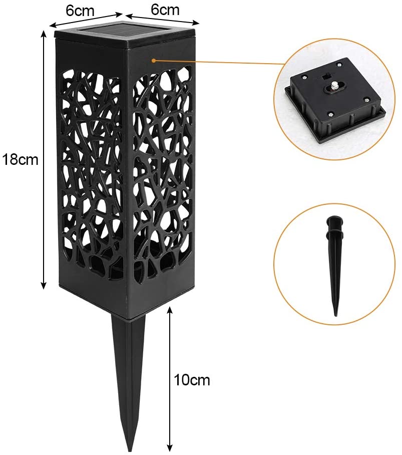 12X Solar Lights LED Sti Lys Hage Belysning | Skanto