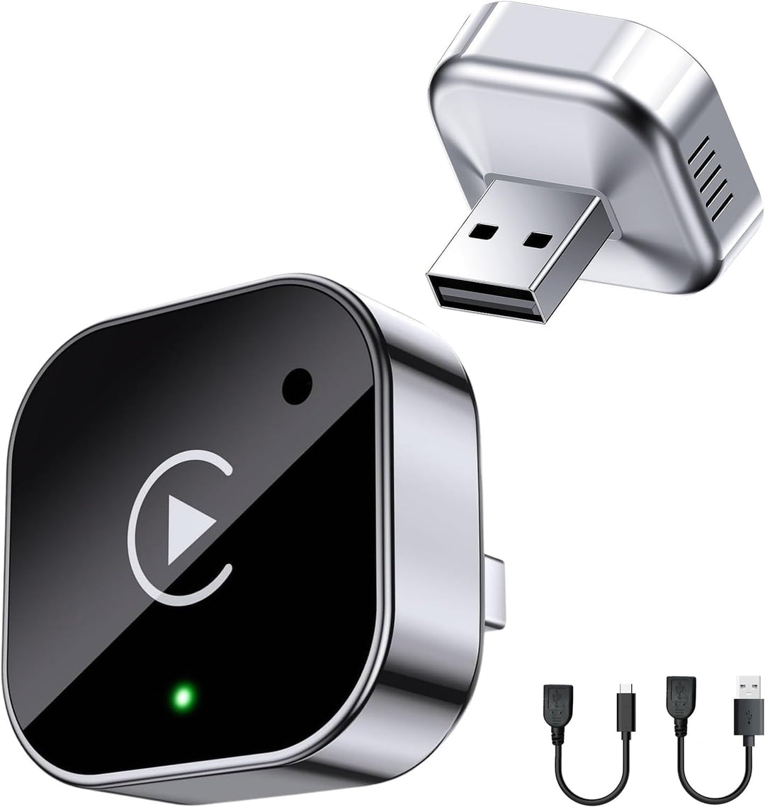 Skanto | Mini trådløs CarPlay-adapter med dual-band tilkobling og kompakt design – Novaro