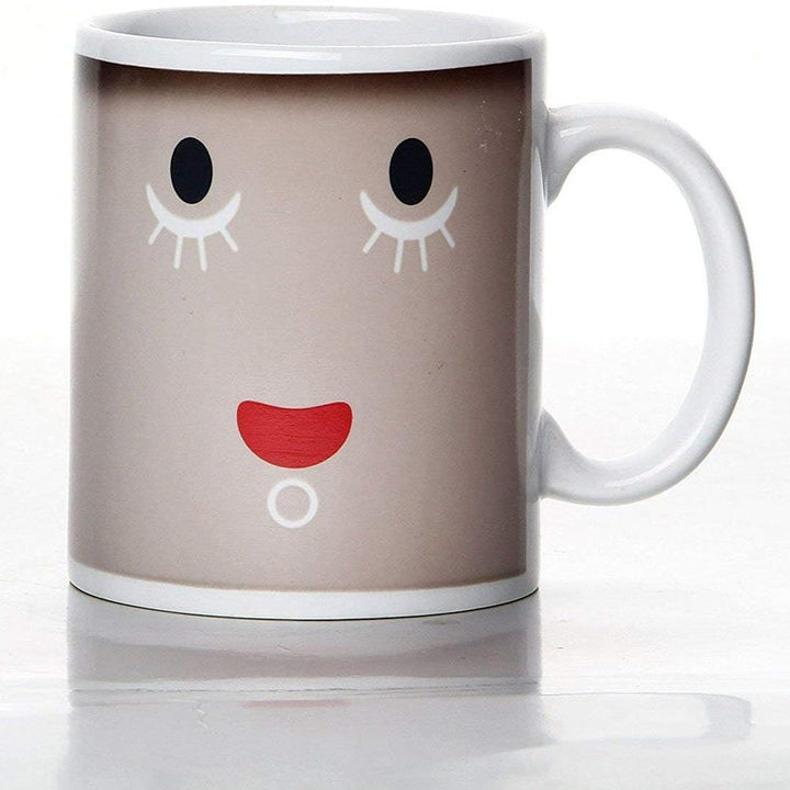 Morning Smiley Magic Varmefølsom Fargeforandrende Keramikk KaffeKopp | Skanto