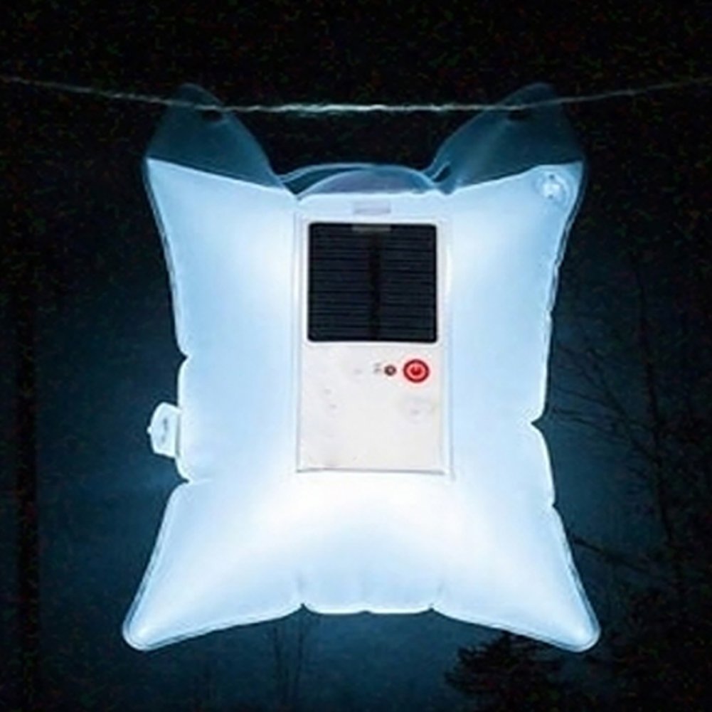 Skanto | Solcellelampe i gjennomsiktig pose – Energisparende LED-lampe for hage og utendørs bruk
