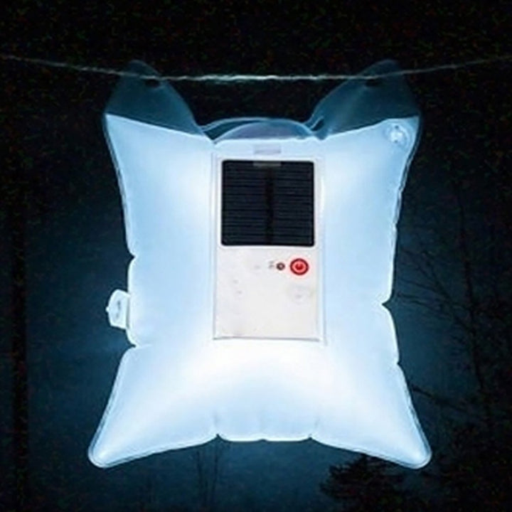Skanto | Solcellelampe i gjennomsiktig pose – Energisparende LED-lampe for hage og utendørs bruk