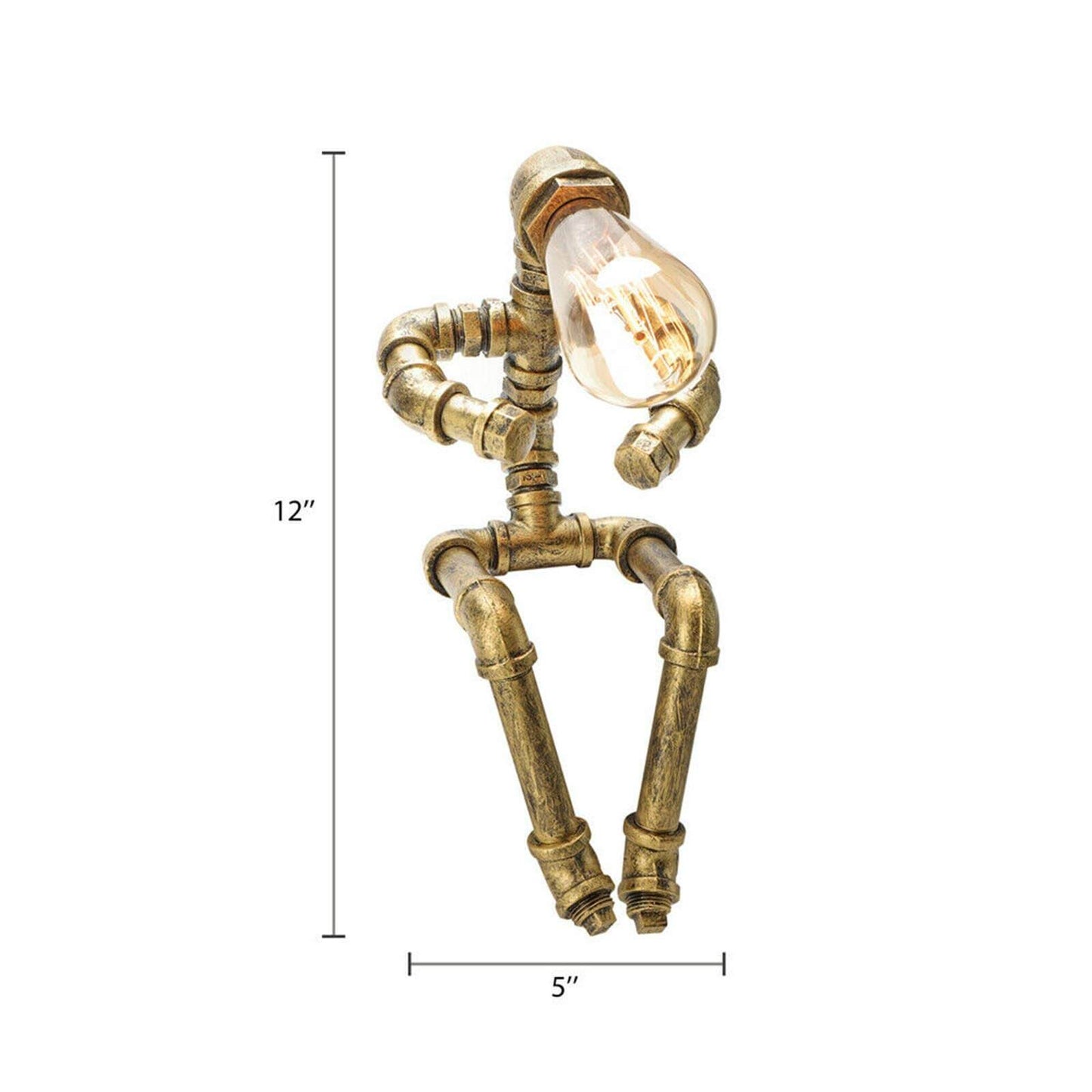 Norvo | Retro Industriell Design 1-Lys Robot Bordlamper