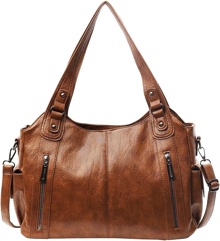 Skanto | Vegansk Lær Slouchy Hobo Bag