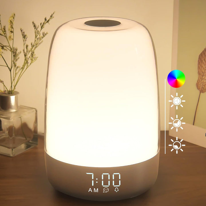 LightStart Vekke-Lampe – Soloppgang Simulering og Dimmbar Nattlampe | Skanto