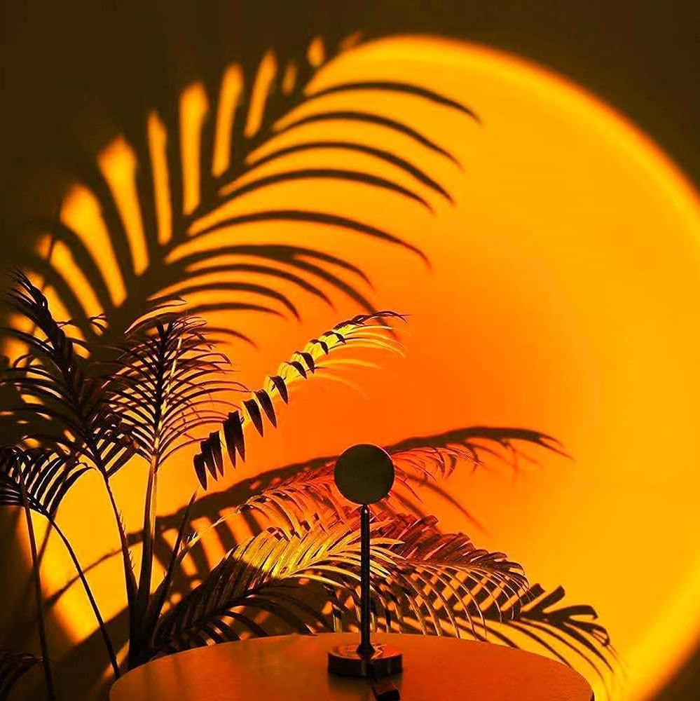 Skanto | Modern Bordlampe Solnedgang Lampe Varm Hvit Design