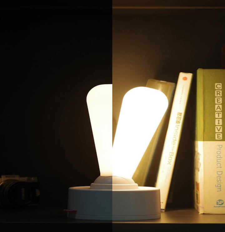 Skanto | Retro Sjekkboks Bordlampe – Oppladbar LED Lys