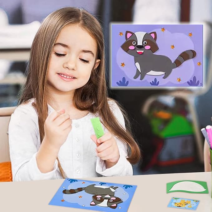 Skanto | 3D Skum Puslespill med klistremerker