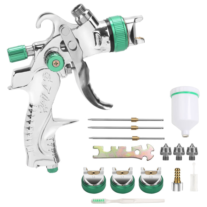 HVLP Spray Gun Spray Gun Set med rustfritt stål dyse | Skanto