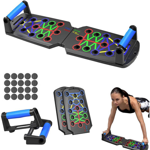 Skanto | Fargekodet Push-Up Brett med Ergonomiske Håndtak