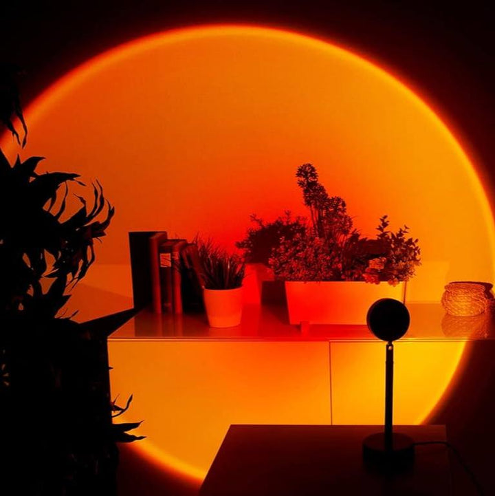 Skanto | Modern Bordlampe Solnedgang Lampe Varm Hvit Design