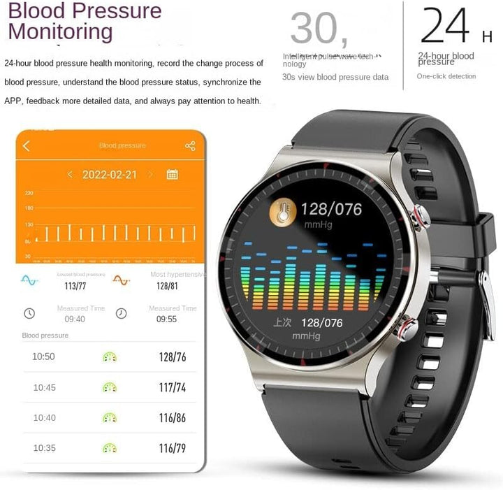 Skanto | CardioSense – Medisinsk ECG Smartwatch med Osram-sensor og 24/7 helsesporing