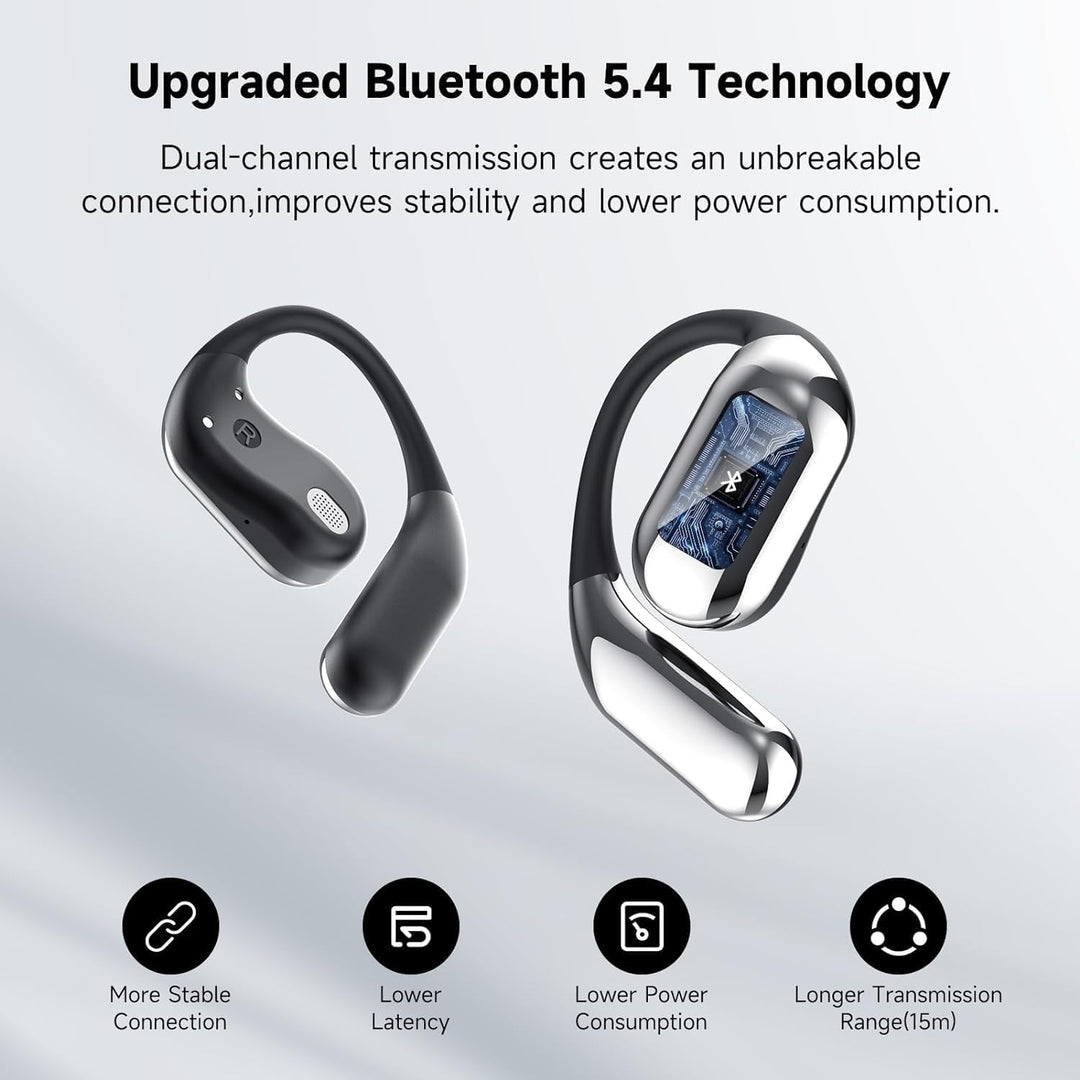 Skanto | Sanntid 3-i-1 AI Oversetter Ørepropper med Bluetooth 5.3 og Støydempende Mikrofon