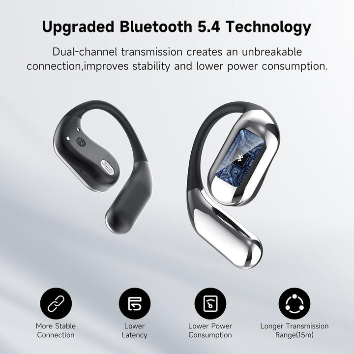 Skanto | Sanntid 3-i-1 AI Oversetter Ørepropper med Bluetooth 5.3 og Støydempende Mikrofon