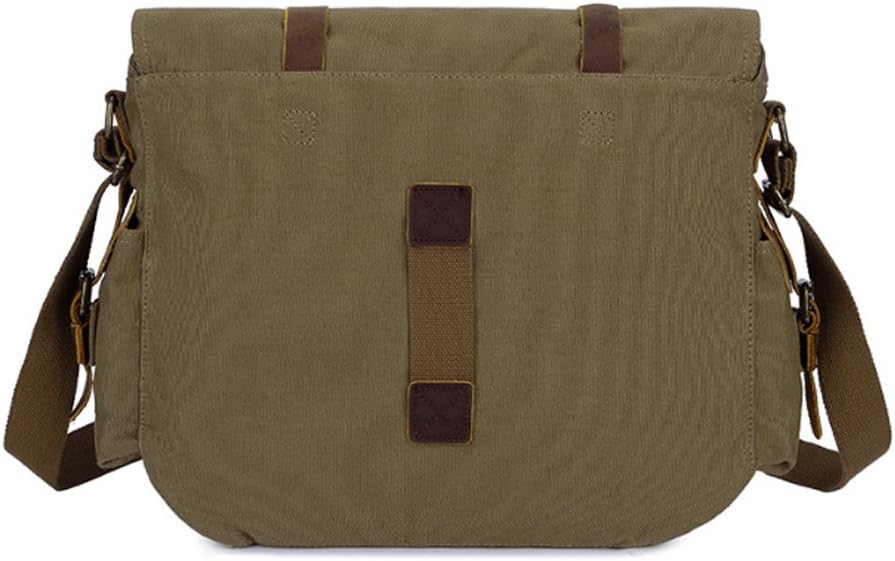 RetroCarry Bag – Vintage Canvas Skulderveske for Laptoper Skanto