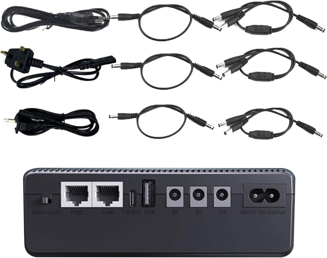 Frendorf | UPS N backup-batteri 10400 mAh Kompakt strømforsyning – Nexora
