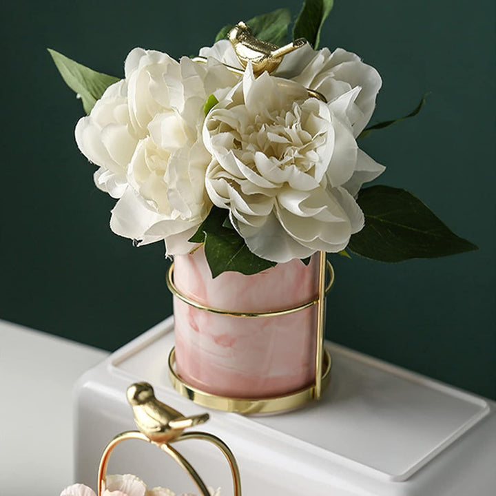 Skanto | Blomsterplantetopper med fugledesign for stilfull dekorasjon