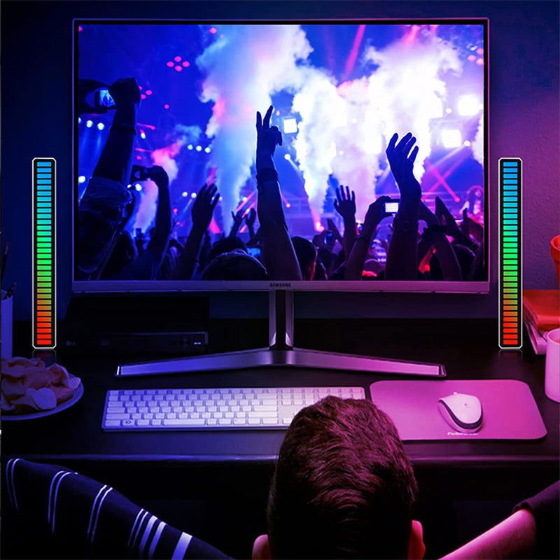 Trådløs lydaktivert RGB lysstripe | Skanto