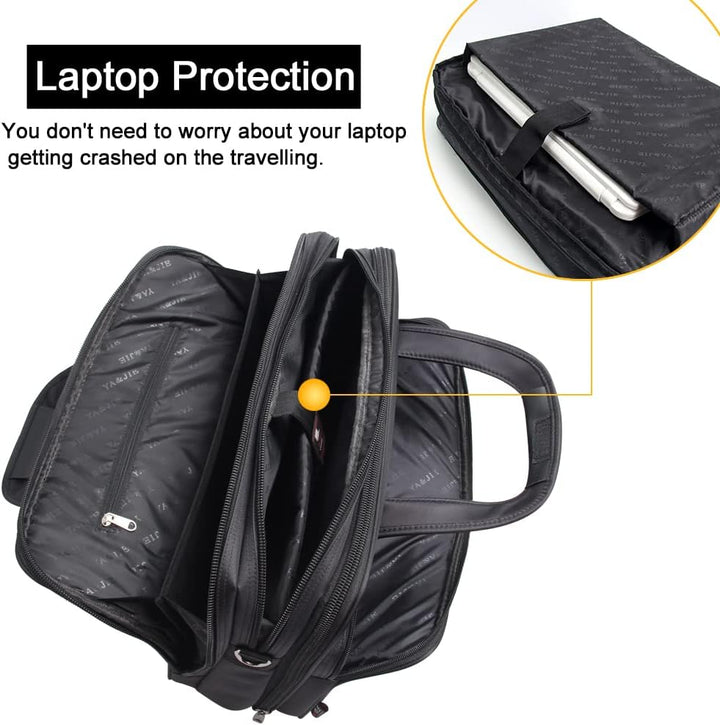 Herre Canvas Laptop- og Business Tote Bag | Skanto
