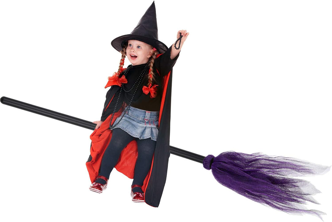 Skanto | Halloween Heks Besen Plast Fest Rekvisitt
