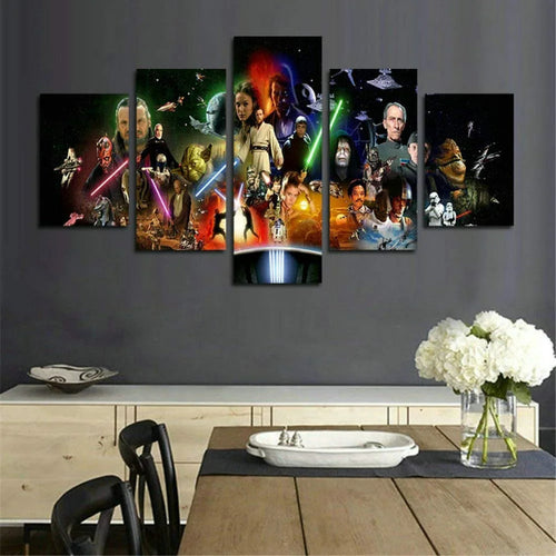 Set med 5 Stormtrooper-veggbilder