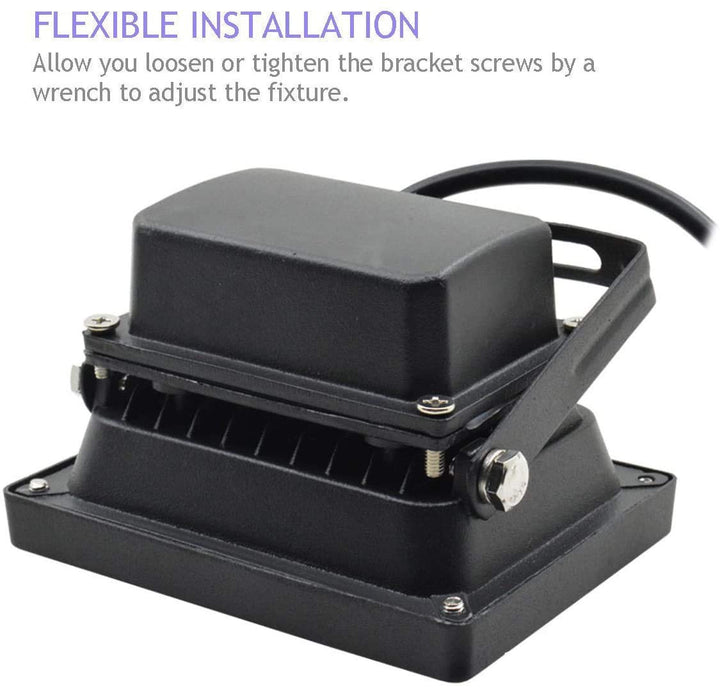 Skanto | Glw 10W Led Flomlys 2 Pakke - Varm Hvit Utendørslys, 750Lm, Halogen Ekvivalent