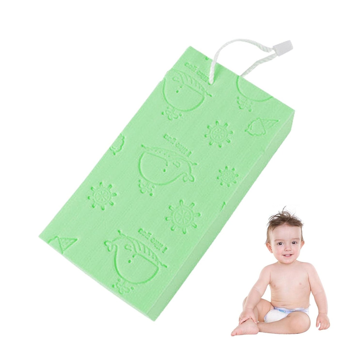 Norvo | Baby Bade Svamp laget av Skum – Myk Svamp for Babyer