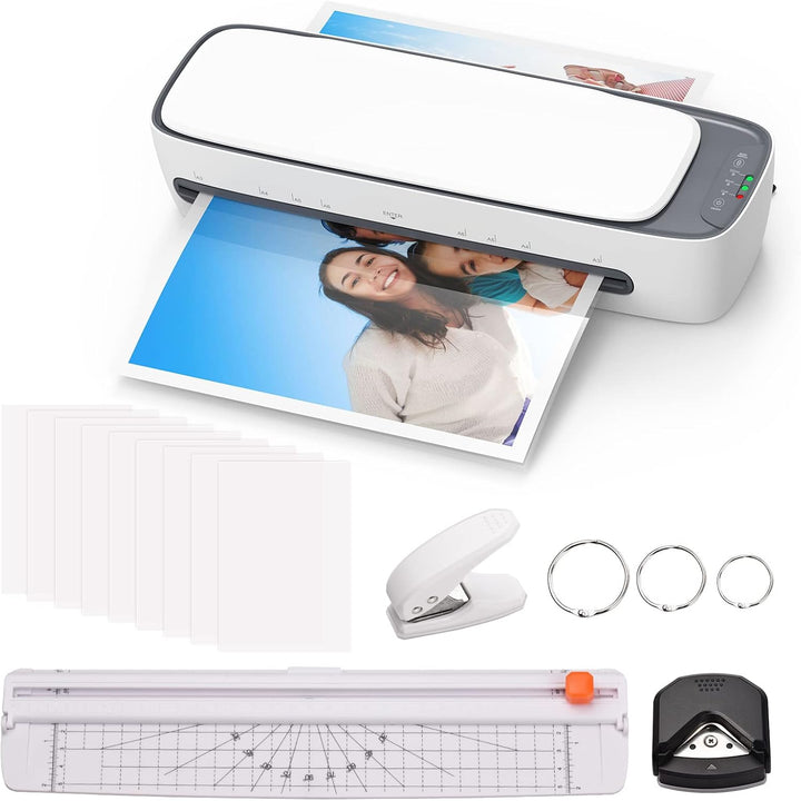 Skanto | A3 Skrivbord Laminator Sett med Varme- og Kjølemodus og 6-i-1 Funksjoner – Lexaro