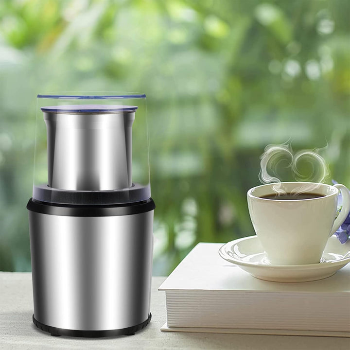 Skanto | Elektrisk kaffekverner og krydderkverner med avtagbar kopp – BrewMate