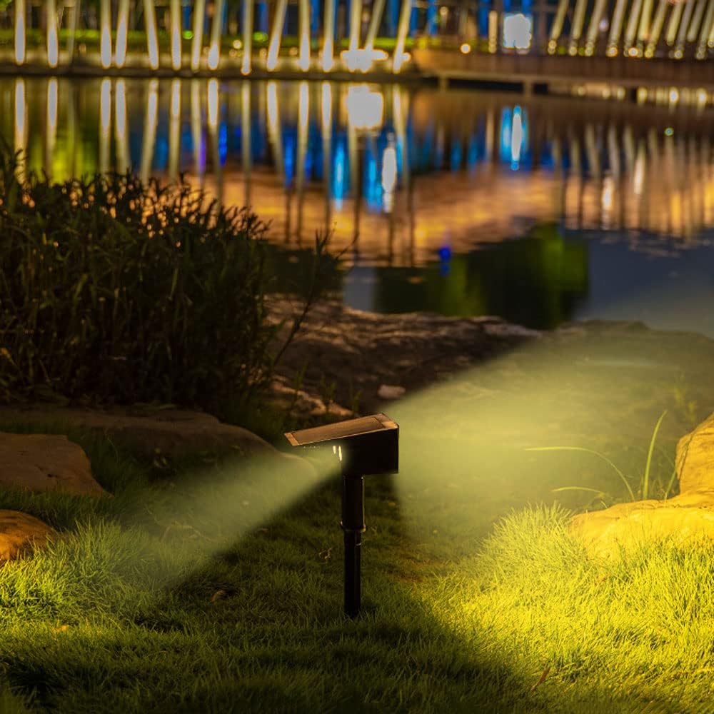 Skanto | Solar LED Spotlight – Utendørsbelysning med solcellepanel for hage og stier