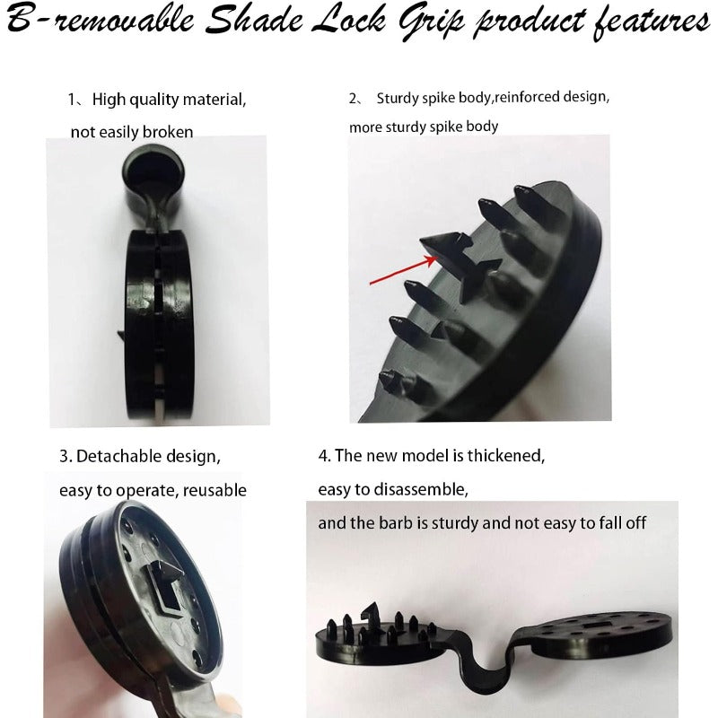 Skanto | SunLock Vindavstøtende Tarp Klips