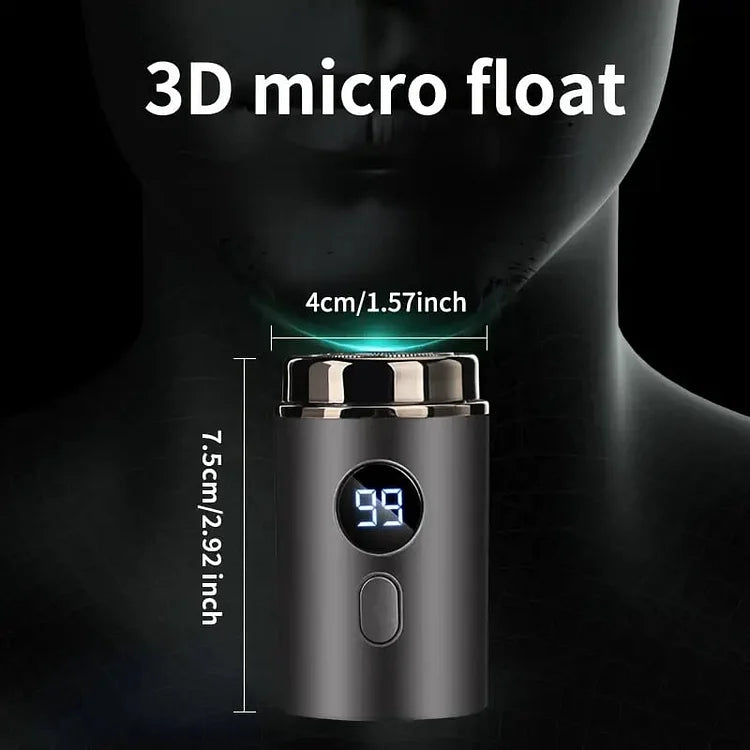 Skanto | TrimTech Pocket Shaver | Kompakt og kraftig elektrisk barbermaskin for glatt hud på farten