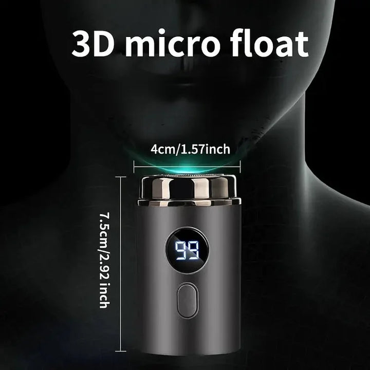 Skanto | TrimTech Pocket Shaver | Kompakt og kraftig elektrisk barbermaskin for glatt hud på farten