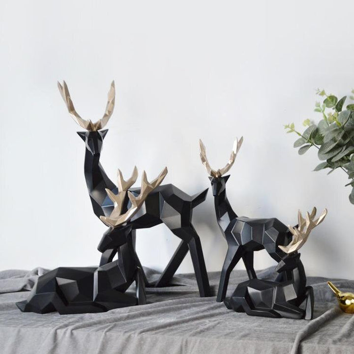 Skanto | Abstrakte Hjortefigurer Par