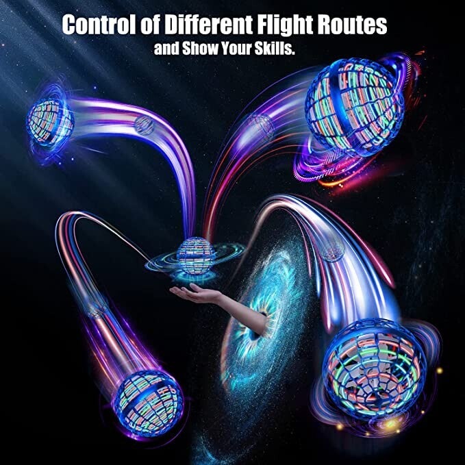 2024 Ny Oppgradert Fly Orb Pro Flygende Spinner Mini Drone Flygende hoverball | Skanto