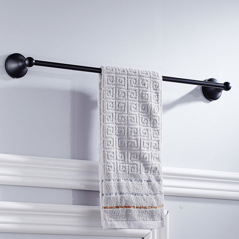 Skanto | Metallbaderom sett 4-delt Tradisjonell stil Svart badeaccessoriesett