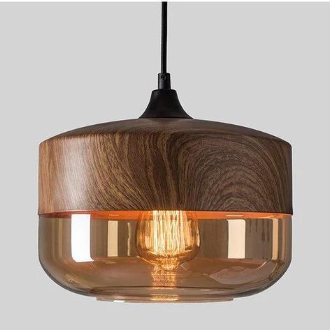 Skanto | Stilig skandinavisk tre taklampe - NordLuna