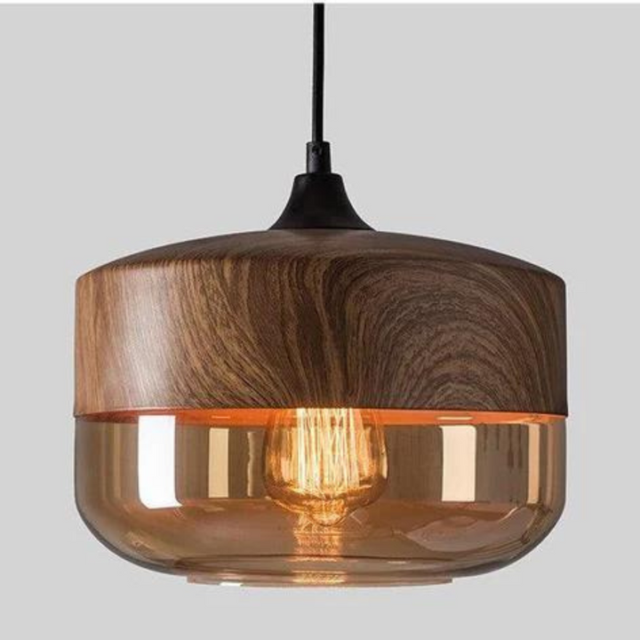 Skanto | Stilig skandinavisk tre taklampe - NordLuna