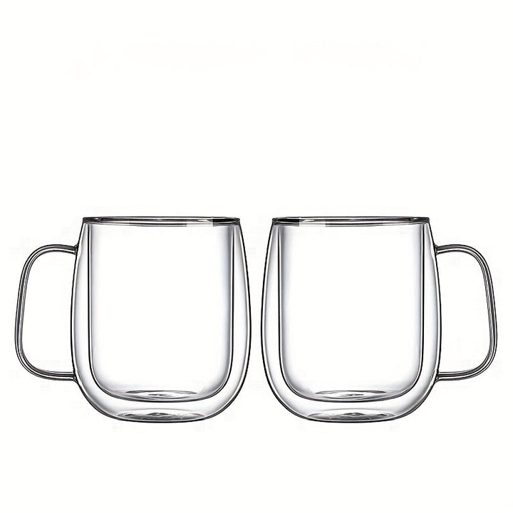 ThermoSip Doppelwandiger Glasbecher – Borosilikatglas, hitzebeständig og elegant