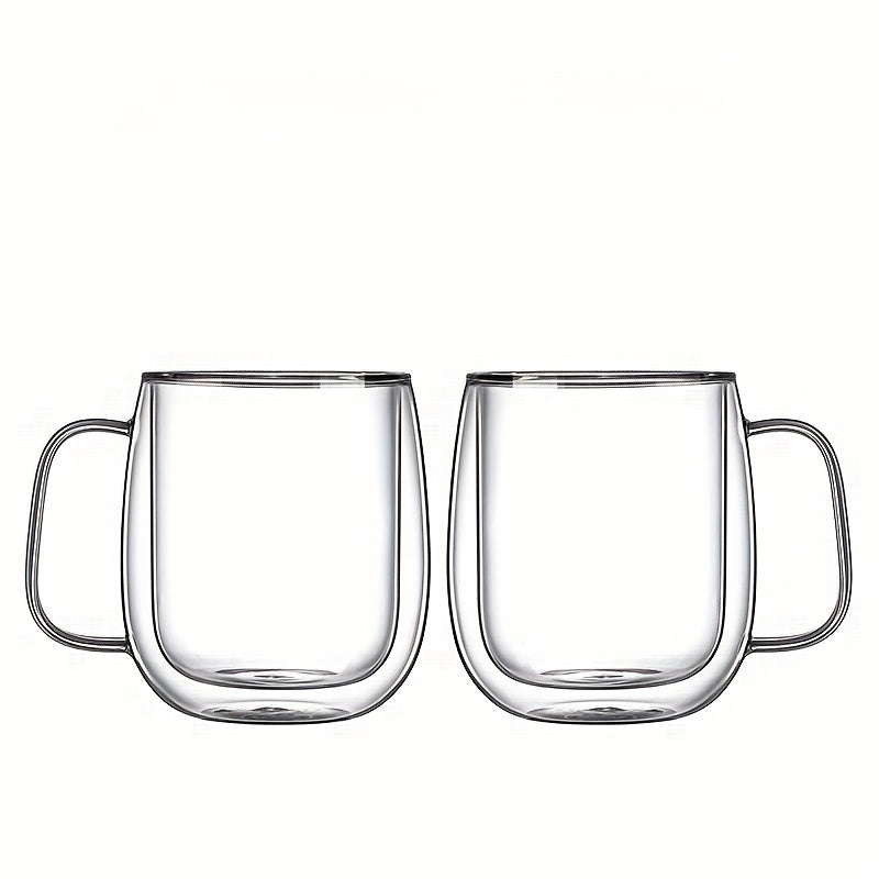 ThermoSip Dobbeltvegget Glasskrus – Borosilikatglass, Varmeresistent & Elegant | Skanto