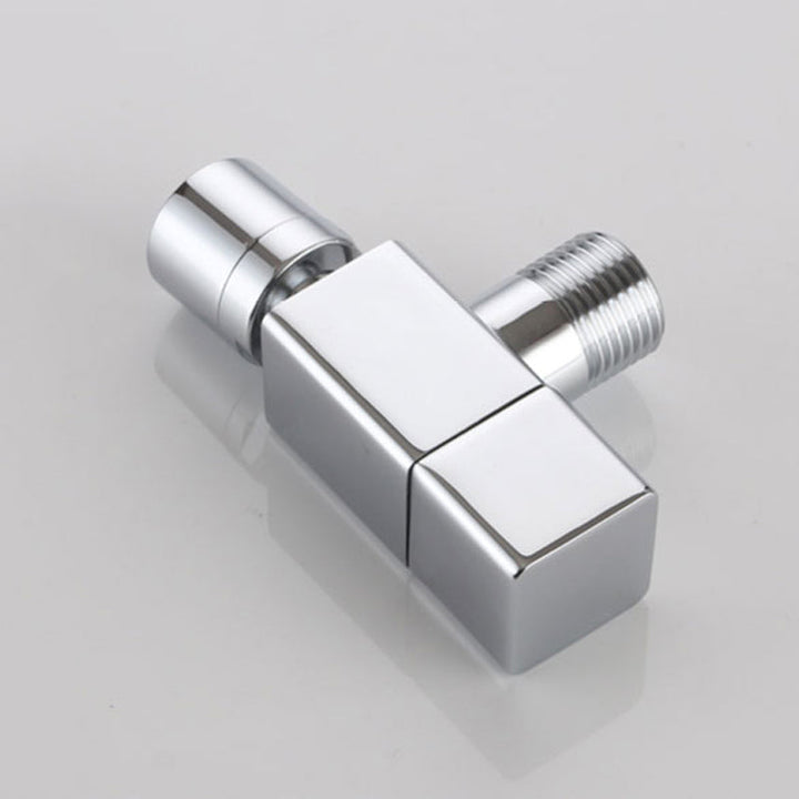 Skanto | Moderne Vegghengt Baderomsbatteri Knott Håndtak Solid Messing Rundt Batteri