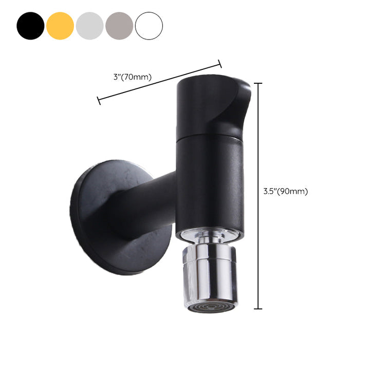 Skanto | Moderne Vegghengt Baderomsbatteri Knott Håndtak Solid Messing Rundt Batteri