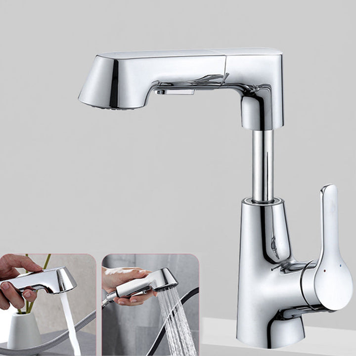 Skanto | Moderne Kran Solid Kobber Centerset Baderomskran