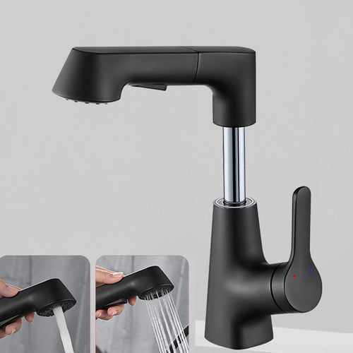 Skanto | Moderne Kran Solid Kobber Centerset Baderomskran