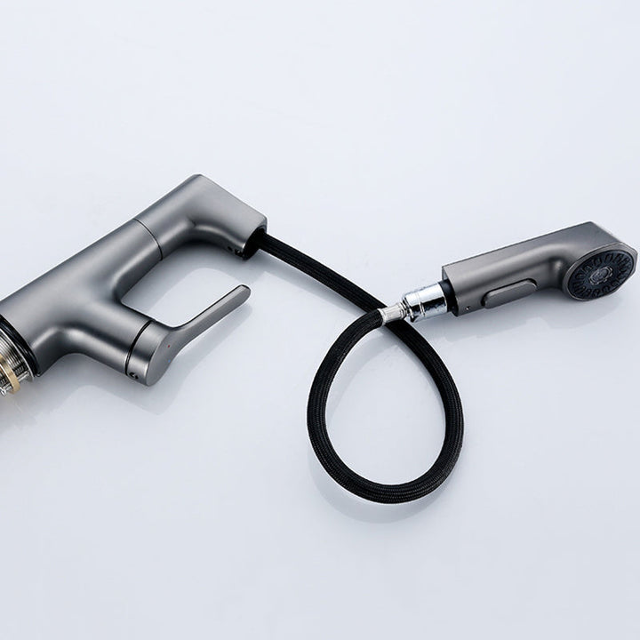 Skanto | Moderne Kran Solid Kobber Centerset Baderomskran