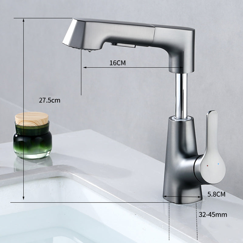 Skanto | Moderne Kran Solid Kobber Centerset Baderomskran