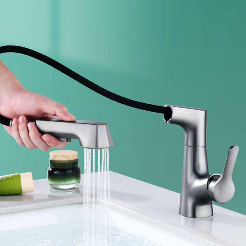 Skanto | Moderne Kran Solid Kobber Centerset Baderomskran