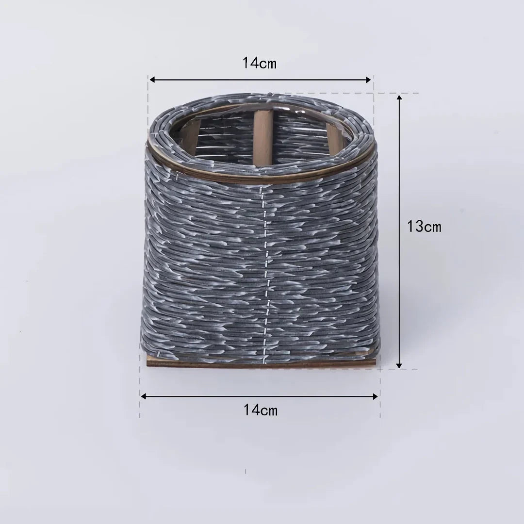 Skanto | Nordisk Håndvevd Imitaasjon Rattan Blomsterpotte