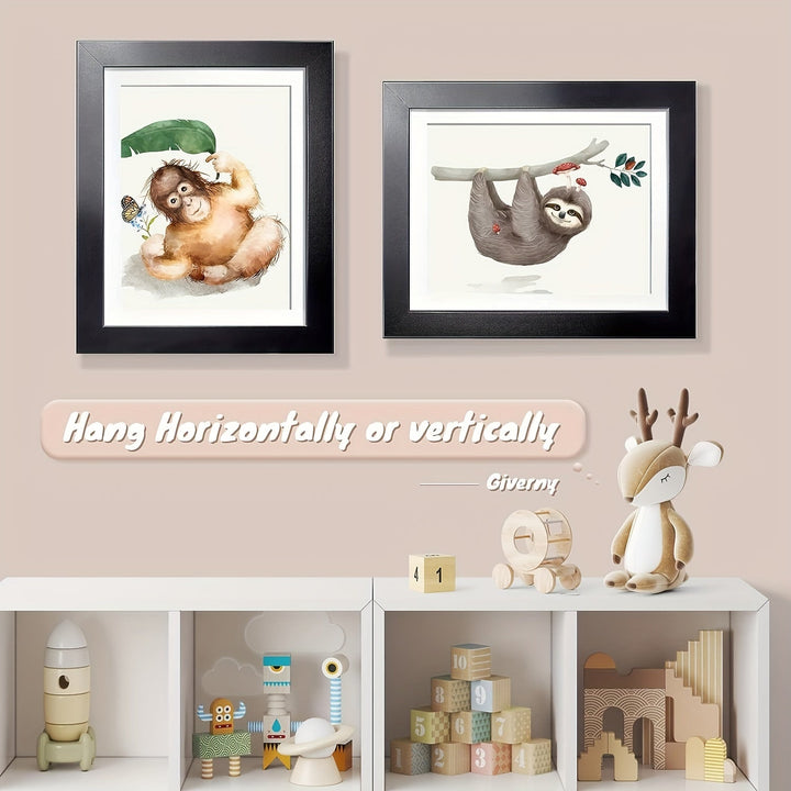 KidArtFrame – Tegneserie Barnefoto Ramme med Tre Ramme Skanto