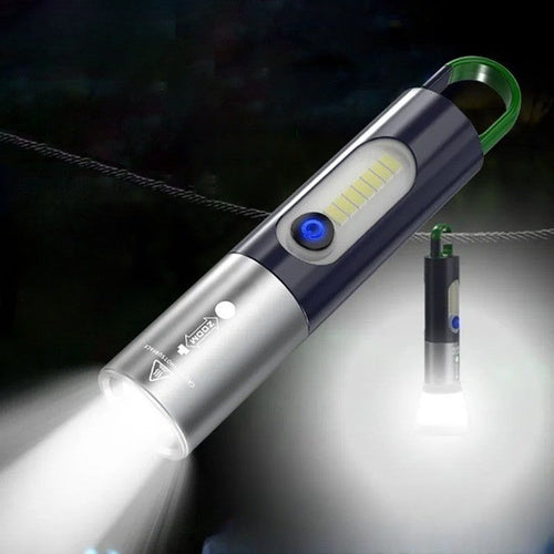 Zoom Ultra-Bright Pocket Led Utendørs Lommelykt | Skanto