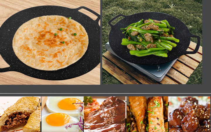 Skanto | Multifunksjonell Medisinsk Sone Grillpanne Non-stick Panne